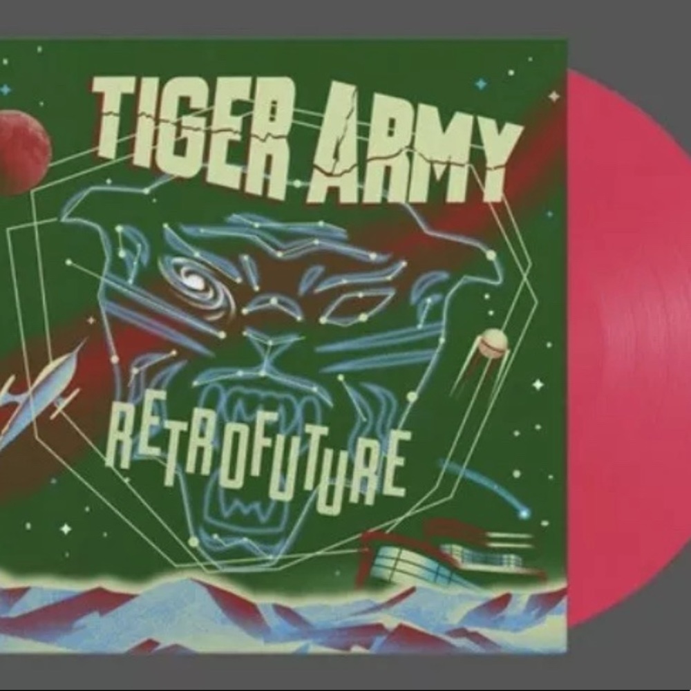 TIGER ARMY Retrofuture "Pink" Vinyl LP Nic 13 Ltd 666 Copies NEW Tour Edition